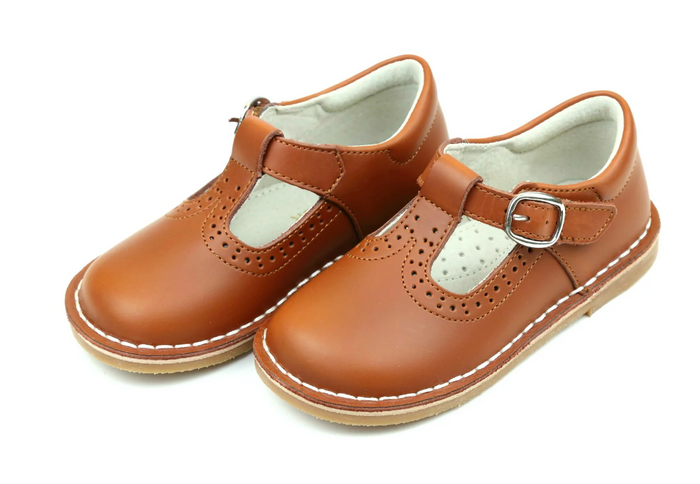 Cognac Mary Janes