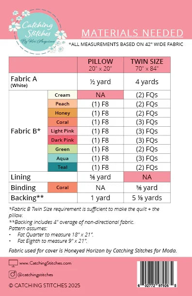 Color Drift Quilt Pattern