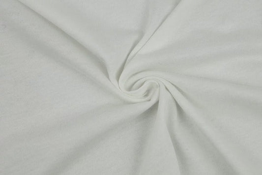 Cotton Modal Slub Knit Ivory Drift