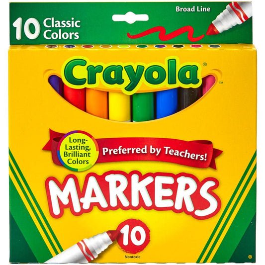 Crayola Classic Broad Line Markers