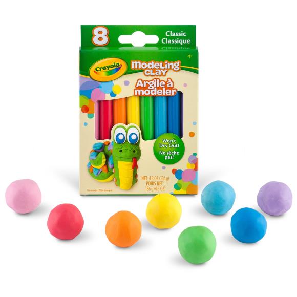 Crayola Modeling Clay .6oz 8/Pkg