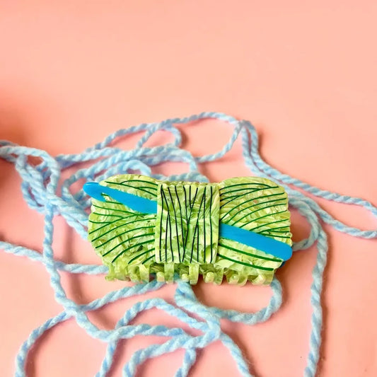 Crochet Yarn Hair Claw