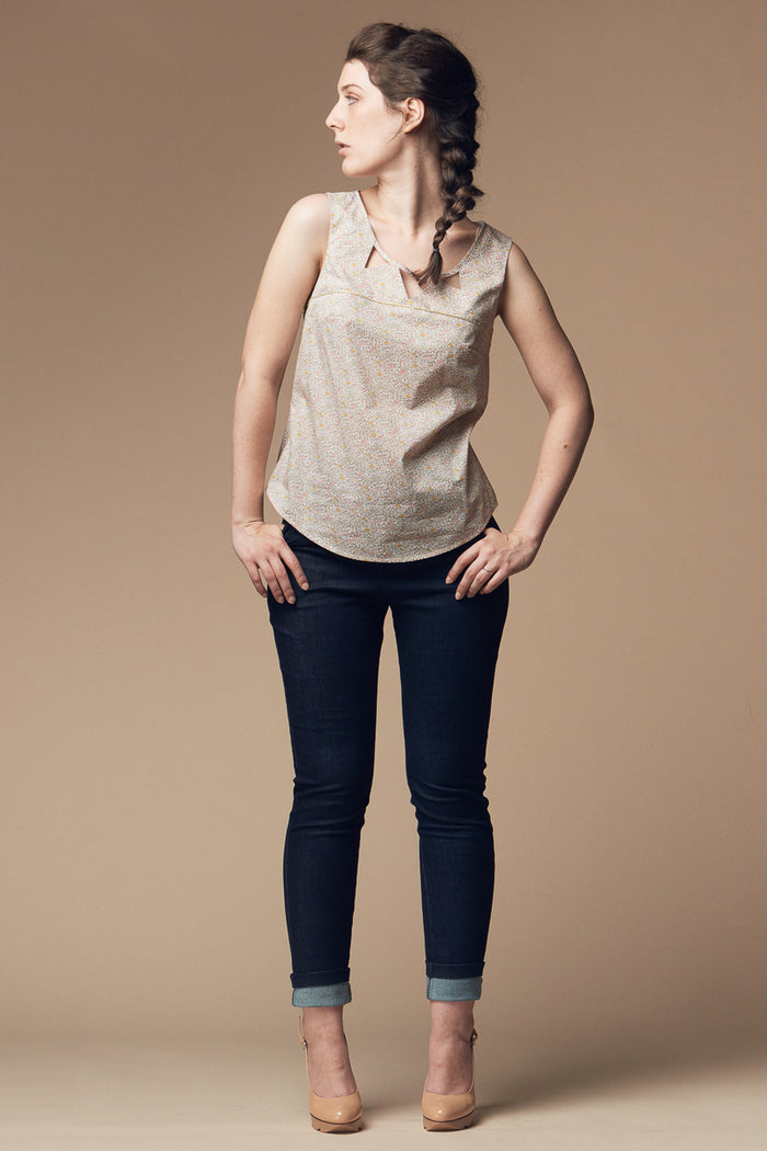 Datura Tank Top Pattern