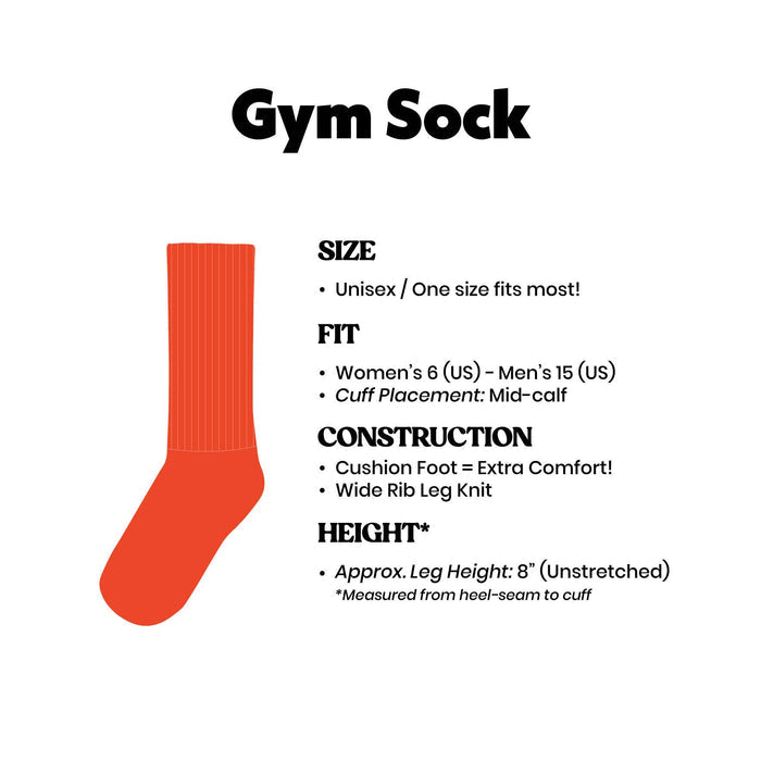 Diva Gym Crew Socks