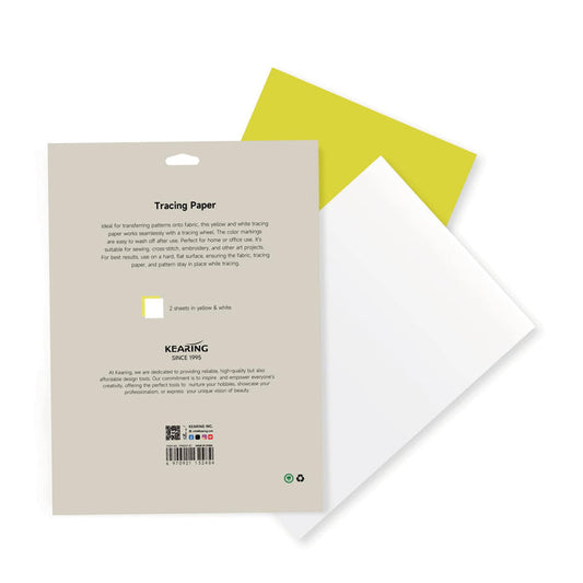 Dressmaker's Tracing Paper Yellow/White