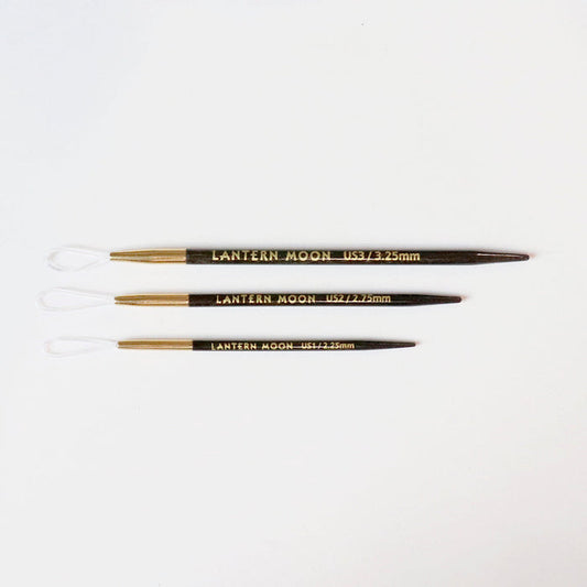 Ebony Wood Finishing Needles