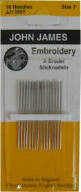 Embroidery Hand Needle Sz 7