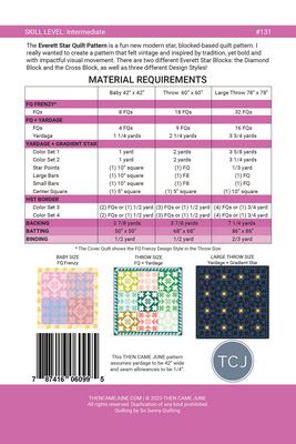 Everett Star Quilt Pattern