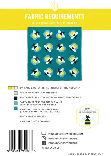 Firefly Quilt Pattern