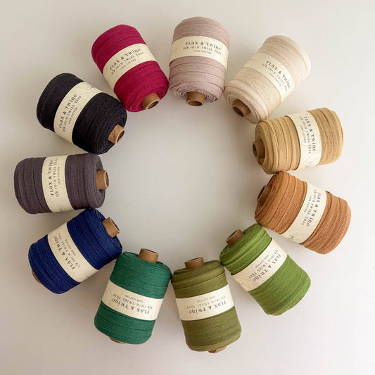 Flax & Twine Cotton Twill Tape (3/8")