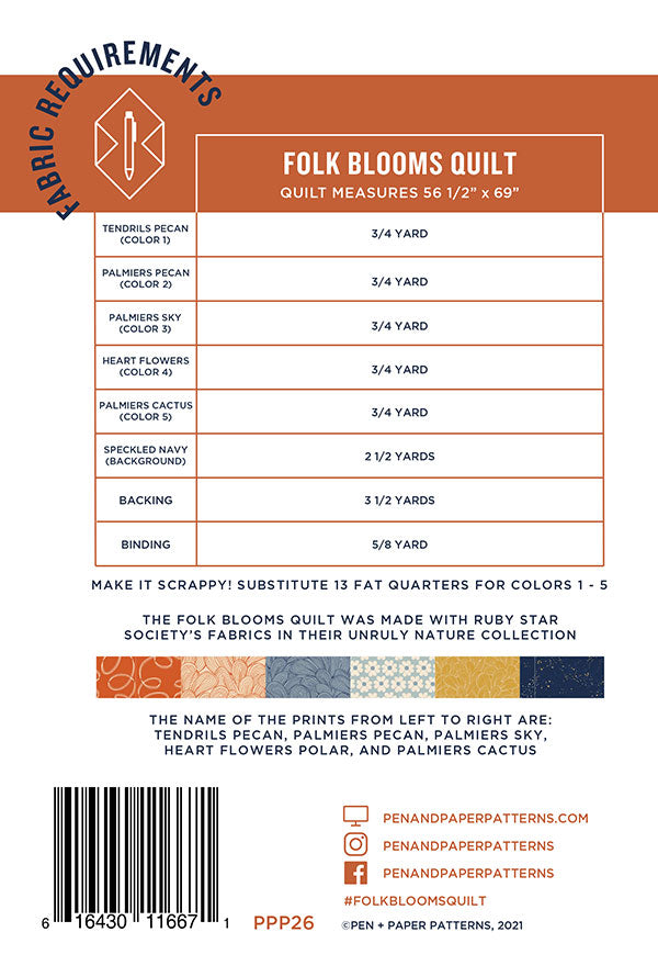 Folk Blooms Quilt