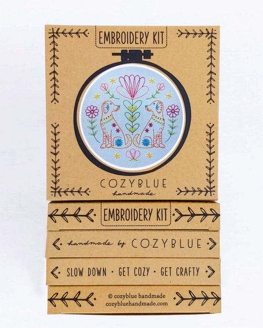 Folk Tails Embroidery Kit