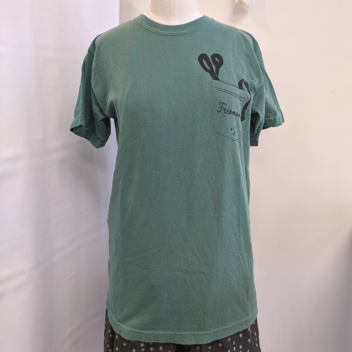 Freeman's Creative Faux Pocket Tee Dark Green