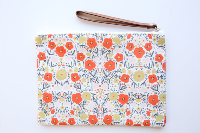 Gingiber Peppy Petals Pouch