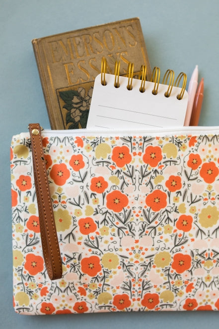 Gingiber Peppy Petals Pouch