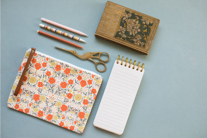 Gingiber Peppy Petals Pouch