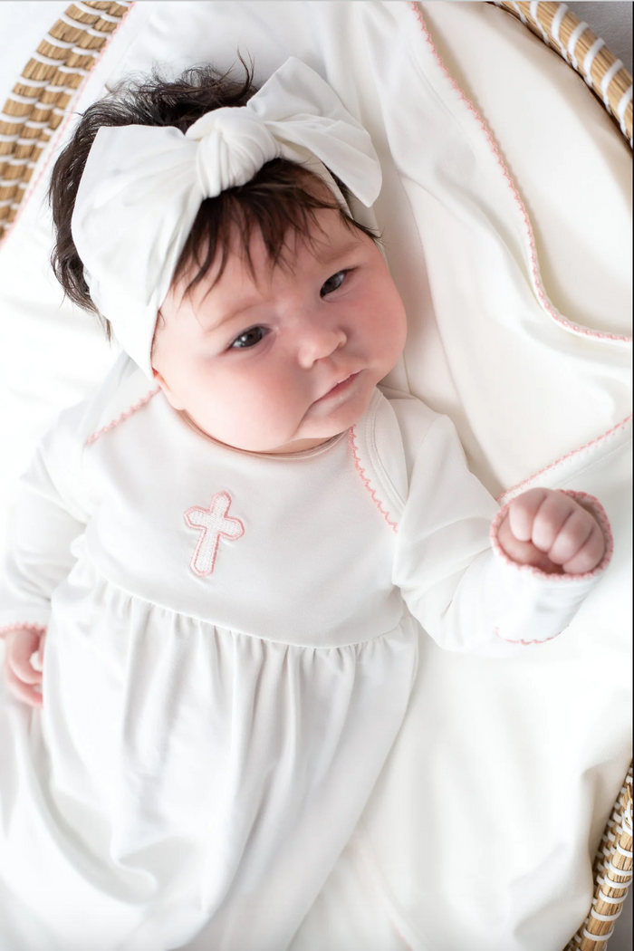 Goosies- Pink Cross Gown