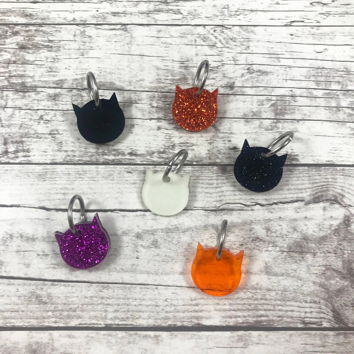 Halloween Cats Acrylic Stitch Marker