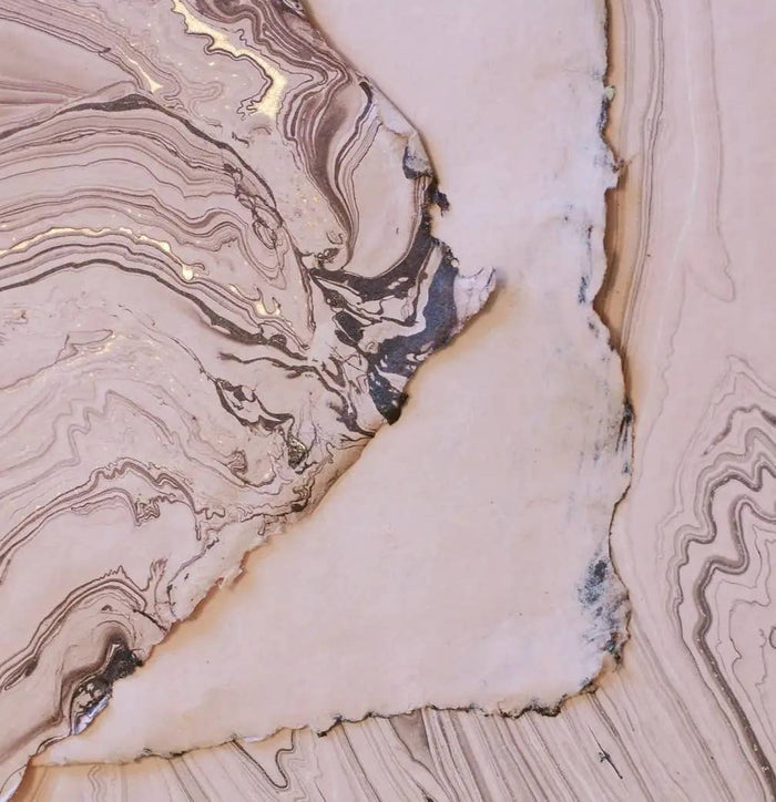Hand Marbled Softcover Notebook