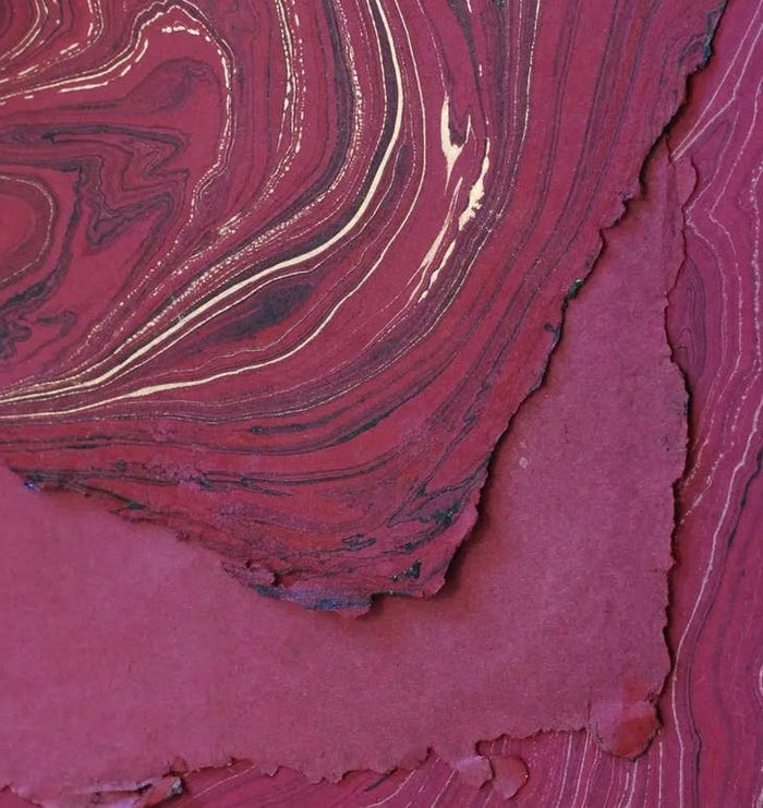 Hand Marbled Softcover Notebook