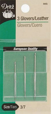 Hand Needles Glovers/Leather Sz 3/7