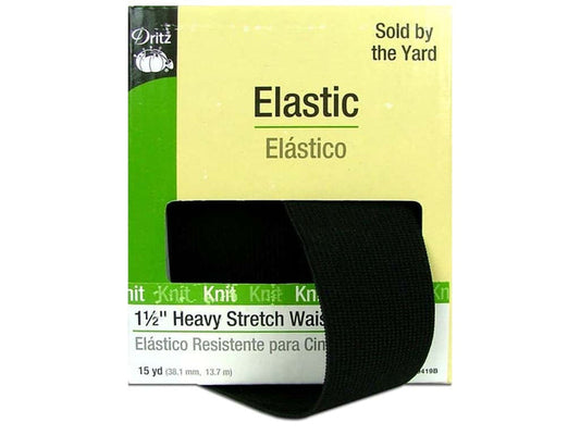Heavy Stretch Waistband Elastic 1.5" by the yard