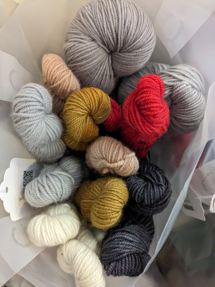 Heirloom Quilt Cardigan Yarn Kit - Blowing Rock