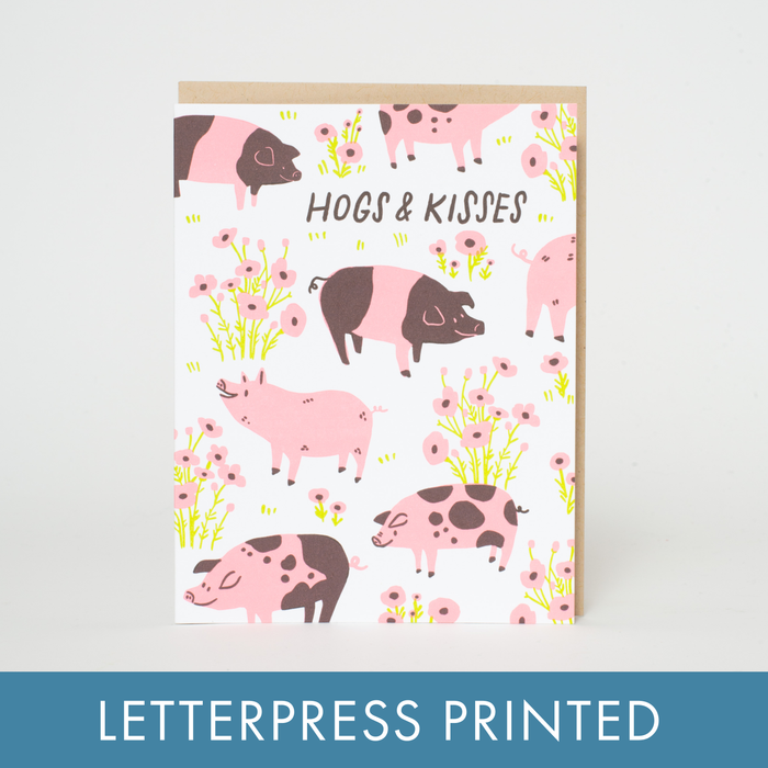 Hogs + Kisses Card