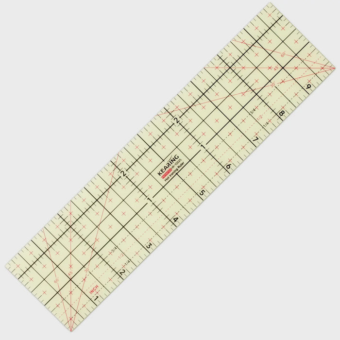Hot Ironing Ruler 10" X 2.5"