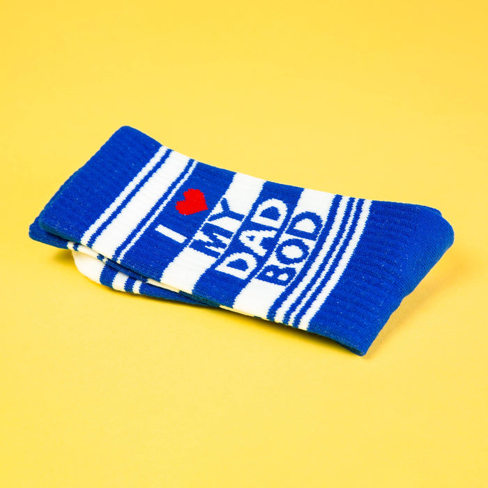 I Love My Dad Bod Gym Crew Socks