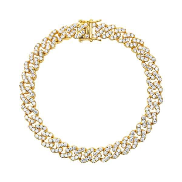 Iced Cubano Link Bracelet - camillaboutiqueshop