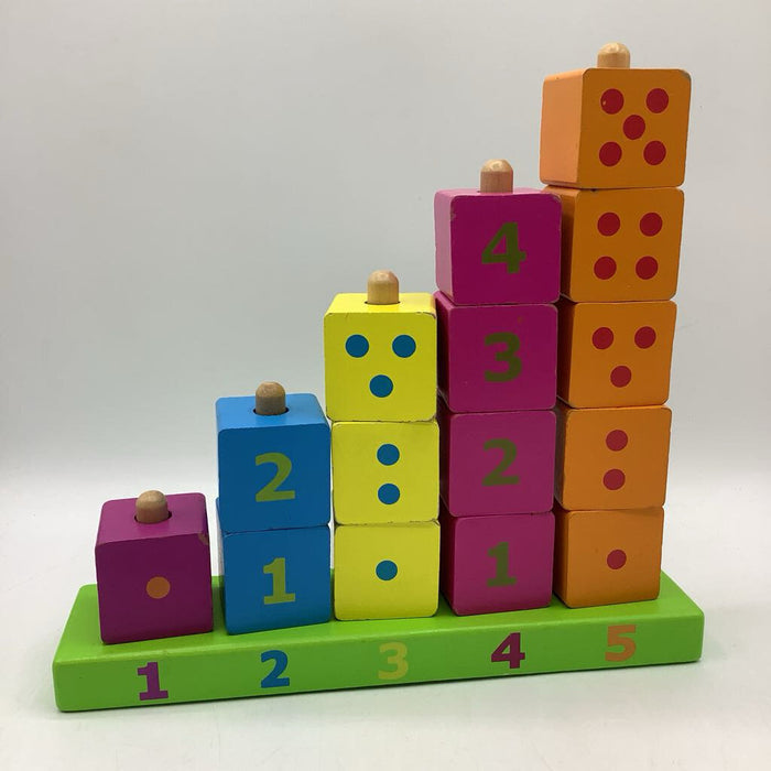 IggiBig Wooden Family Stacking Toy