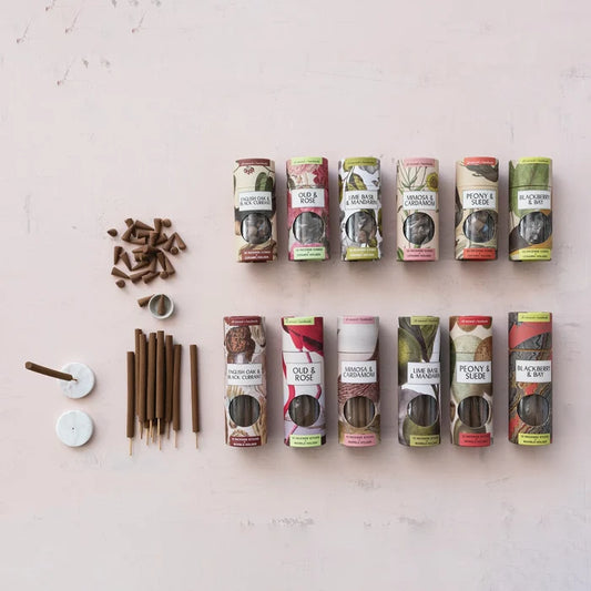 Incense Cones w/ Ceramic Holder
