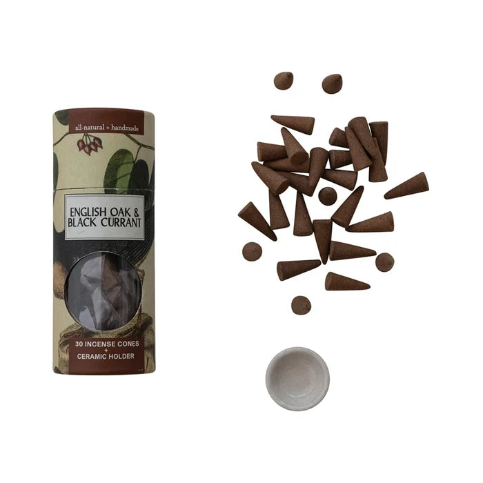 Incense Cones w/ Ceramic Holder