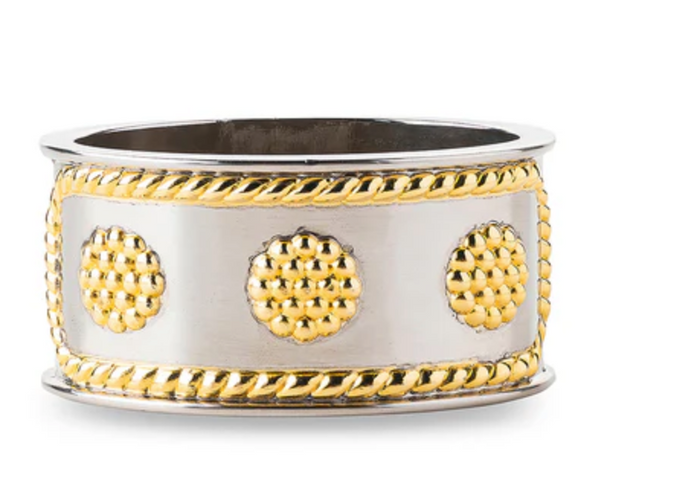 Juliska- Berry & Thread Napkin Ring - Silver/Gold