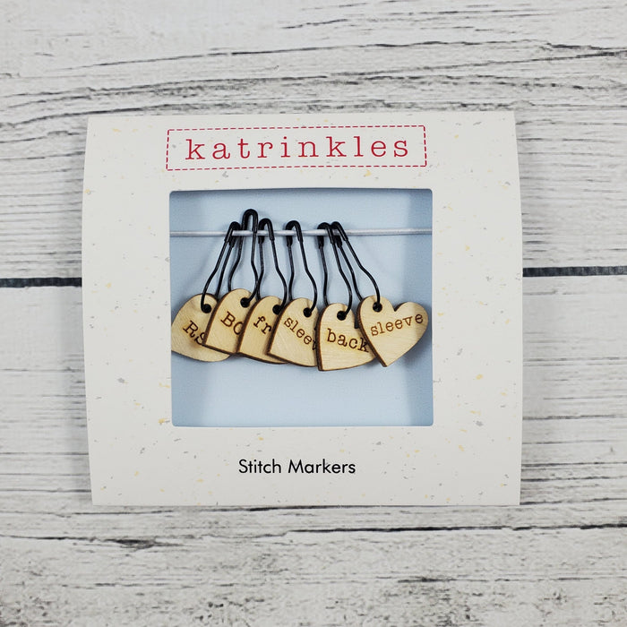 Katrinkles Sweater Instruction Stitch Marker Set