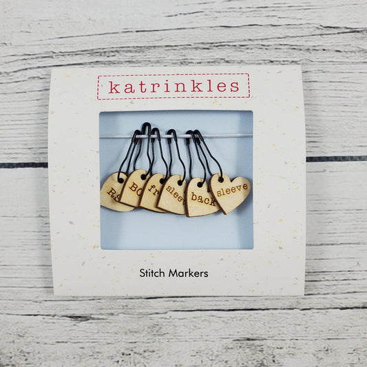 Katrinkles Sweater Instruction Stitch Marker Set