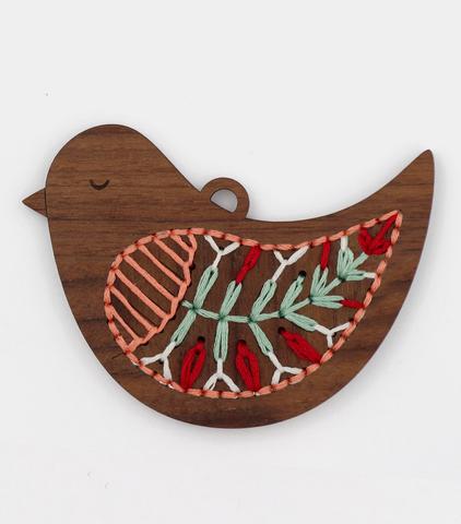Kiriki DIY Stitched Gingerbread Wooden Ornament Kits