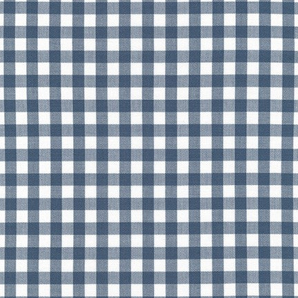 Slate Gingham 3/8"