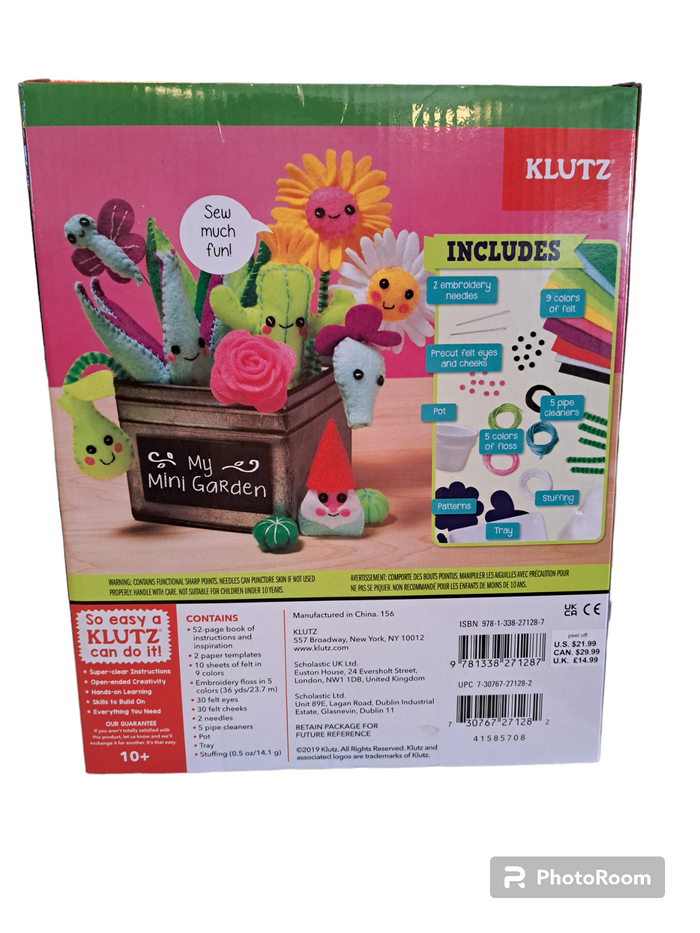 Klutz - Sew Mini Gardens