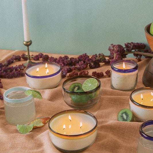 La Playa 9oz Bubble Glass Candle