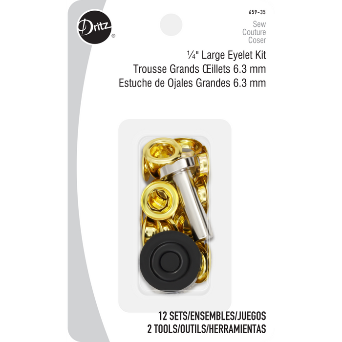 Large Eyelet Kit 1/4"