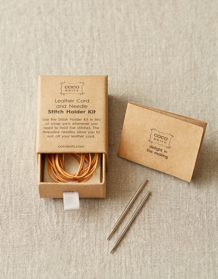 Leather Cord & Needle Stitch Holder Kit