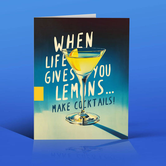 Lemon Cocktails Card