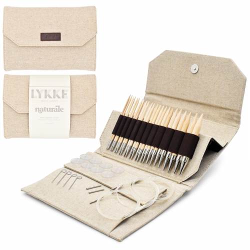 Lykke Naturale Wood 5" IC Needle Set