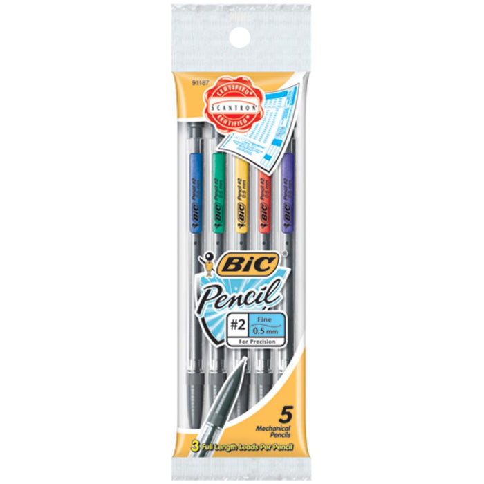 Mechanical #2 Pencils .5mm 5/Pkg
