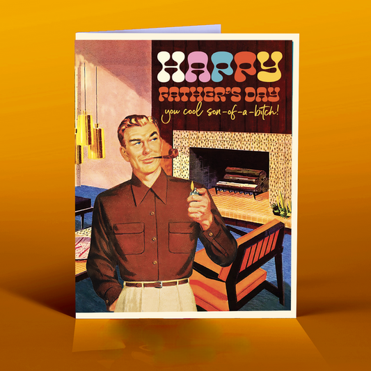 MIDCENTURY DAD father's day card
