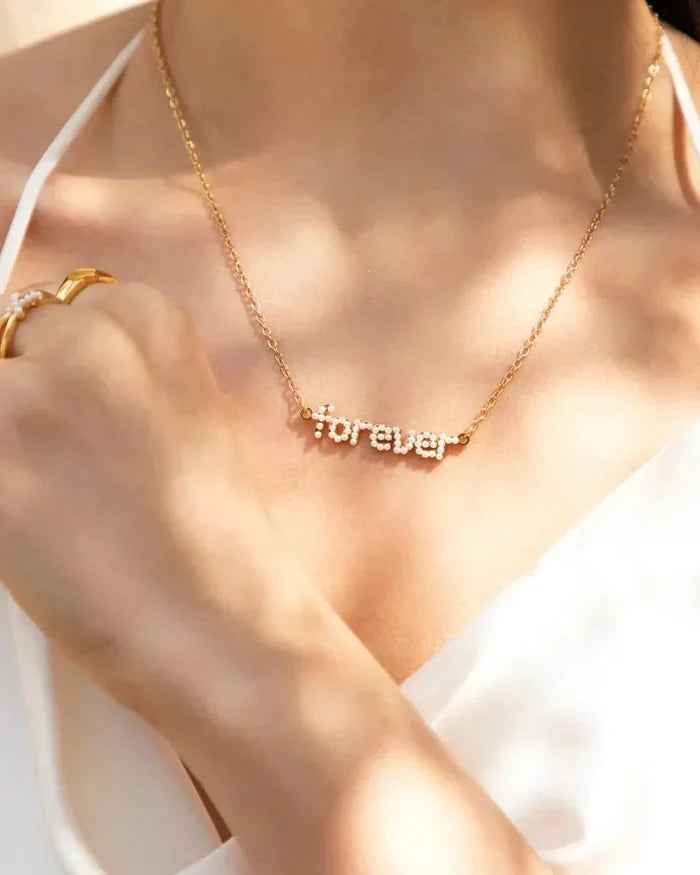 Mini Pearl Name Necklace - camillaboutiqueshop