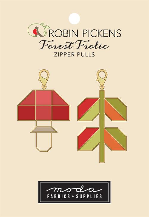 Moda Enamel Zipper Pulls