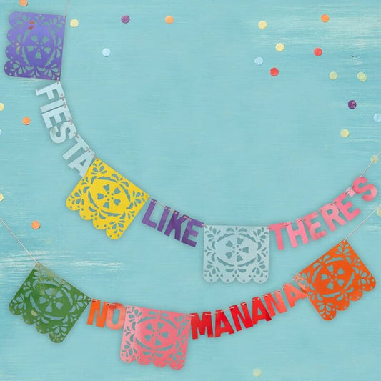 No Manana Fiesta Party Banner